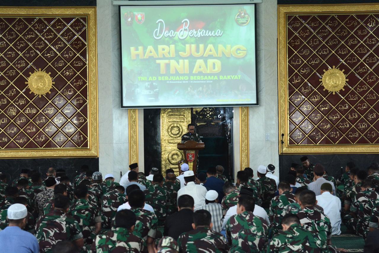 Doa Bersama Memperingati Hari Juang TNI AD 2024