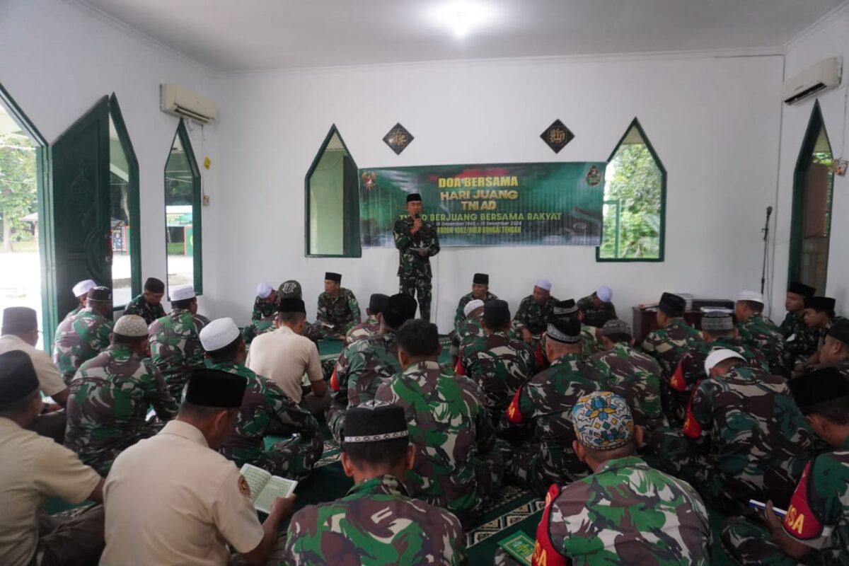 Kodim 1002/HST Gelar Doa Bersama Peringati Hari Juang TNI AD ke-79