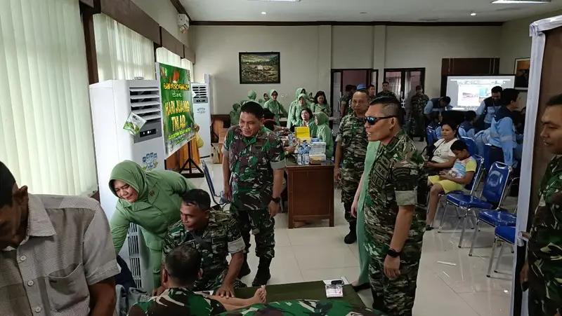 Peringati Hari Juang TNI AD, Kodim 1010/Tapin Gelar Upacara, Pengobatan Masal dan Donor Darah