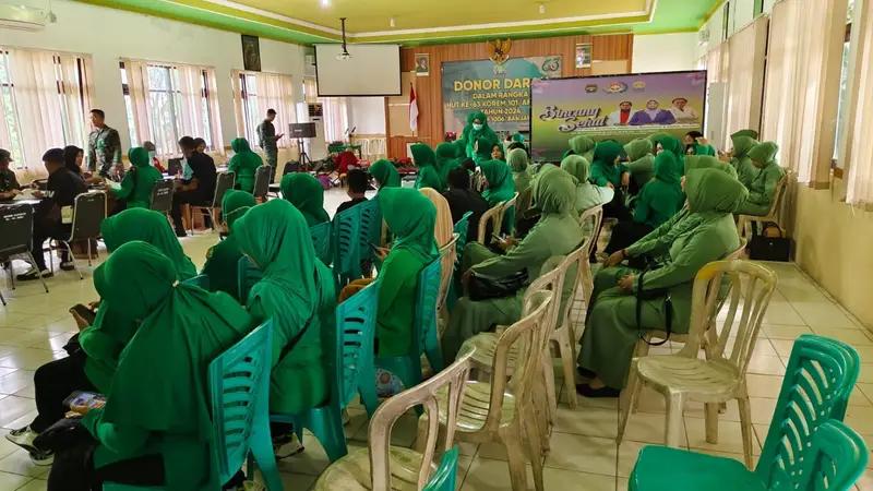 Bakti Sosial Kodim Banjar, Kegiatan Donor Darah Digelar