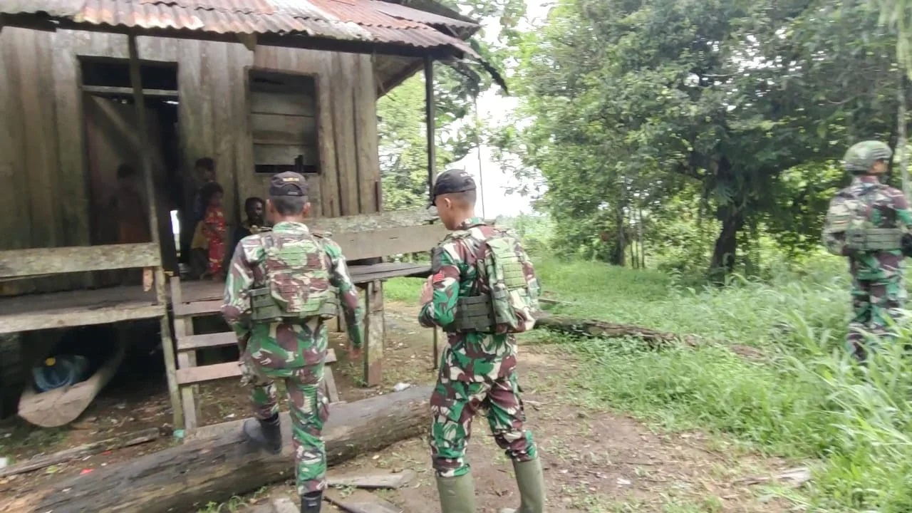 Personel Pos Dabra Ajak Masyarakat Ciptakan Keamanan Wilayah