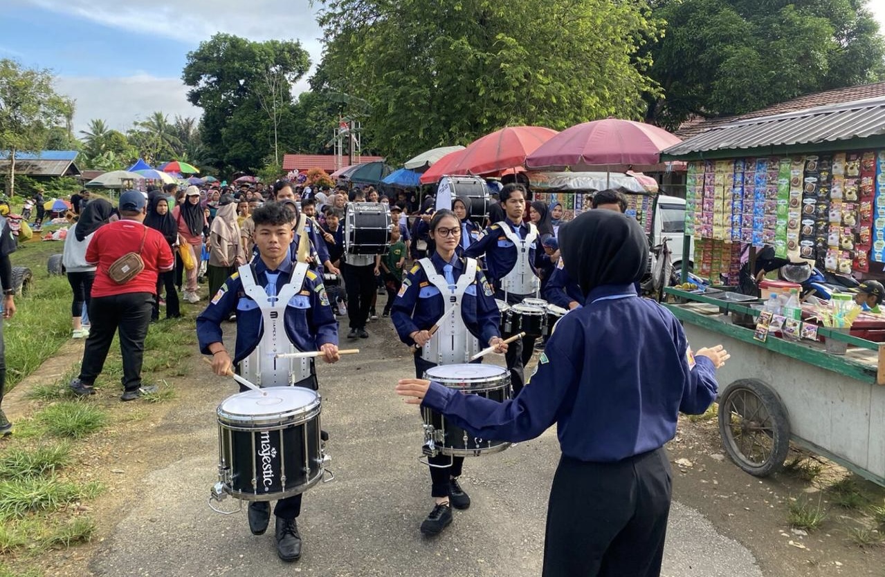 Peringati HUT Tabalong ke-59, Kecamatan Tanta Gelar Senam Pagi Ceria dan Jalan Sehat