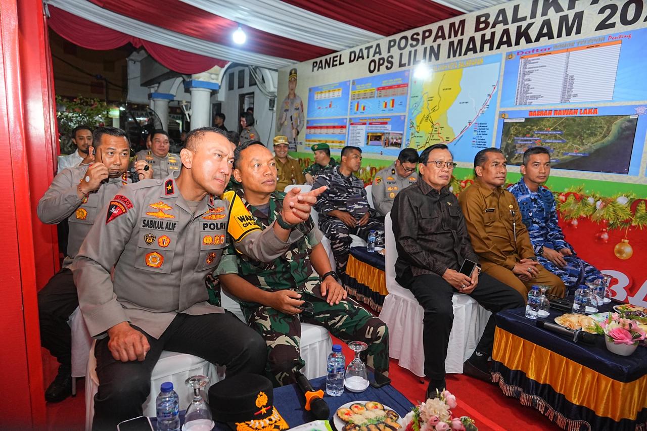 Sinergitas TNI-Polri dan Pemkot Balikpapan Pastikan Pengamanan Malam Natal 2024 Kondusif