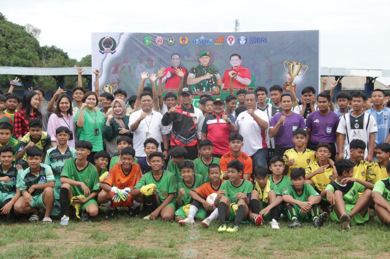 Turnamen Dandim Cup Diharapkan Mampu Ciptakan Generasi Muda Yang Unggul Di Kukar