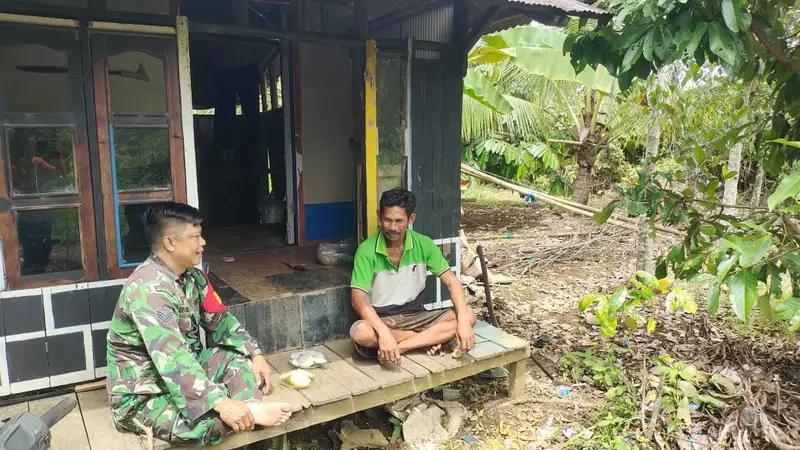 Jalin Silaturahmi, Babinsa Koramil 0908-02/Muara Badak Laksanakan Komsos Dengan Warga Binaan