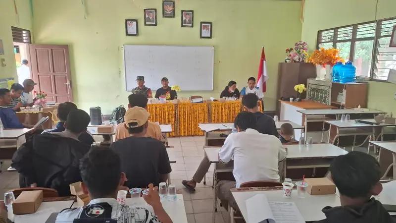 Jelang Open Turnamen Bere-Bere Cup 1, Babinsa Hadiri Tanjung Tengah Technical Meeting