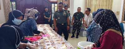 Dandim 1007/Banjarmasin pimpin langsung pengawasan Makan Bergizi Gratis