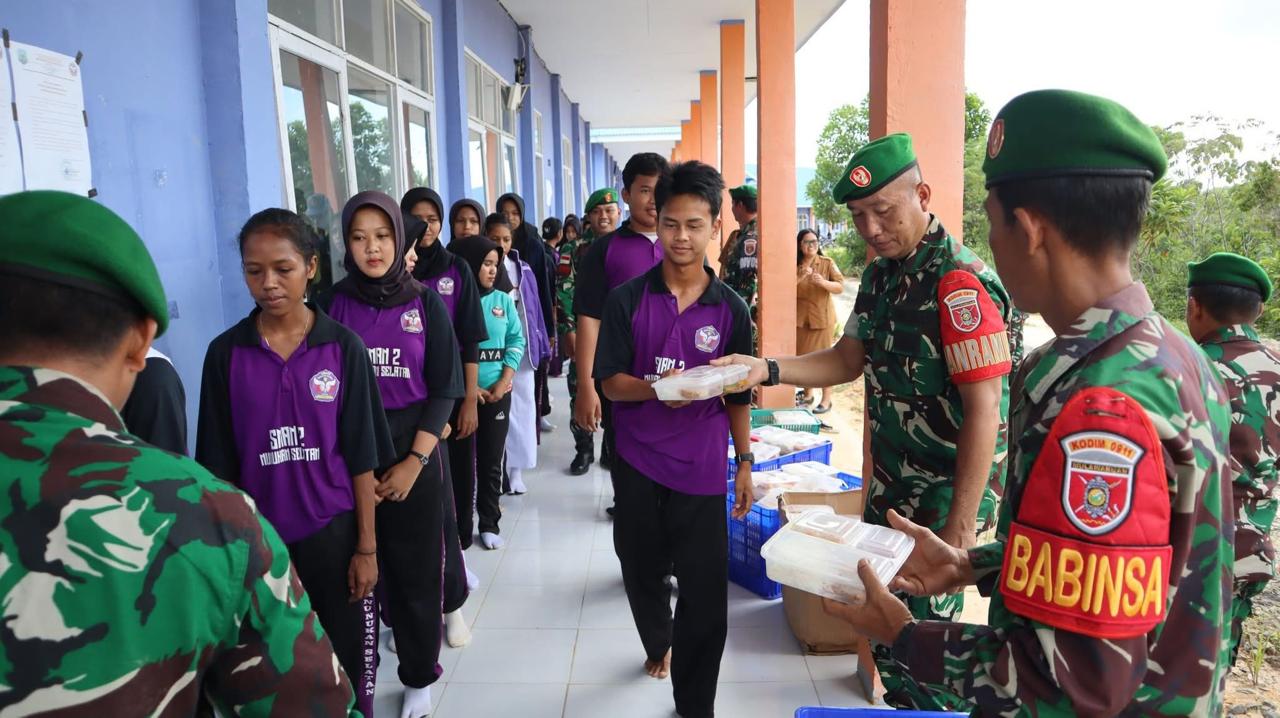 Kodam VI/Mulawarman Dukung Penyaluran Makan Bergizi Gratis di Kalimantan