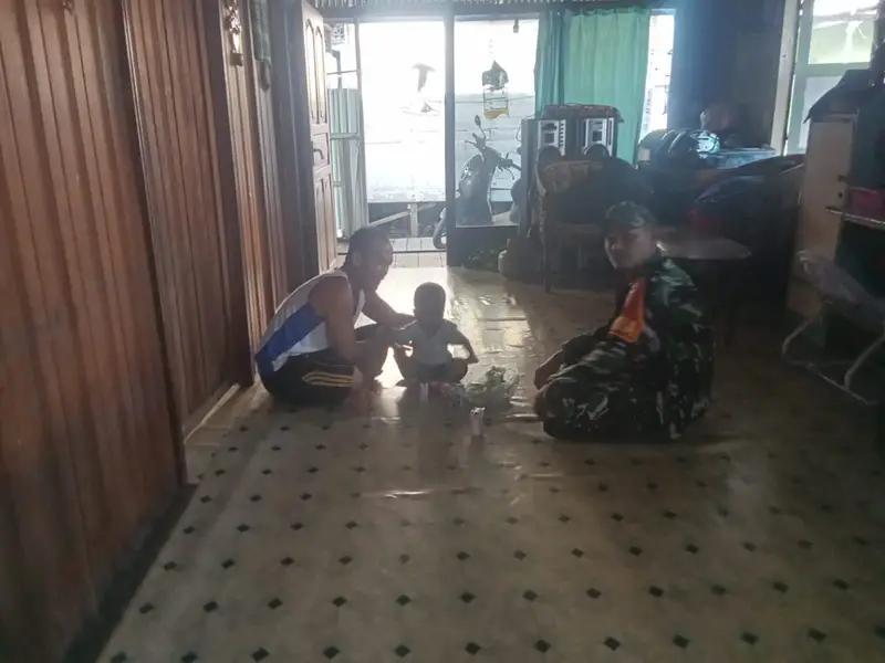 Koramil 1005-01/Bakumpai Berikan Harapan Baru bagi Anak Penderita Stunting