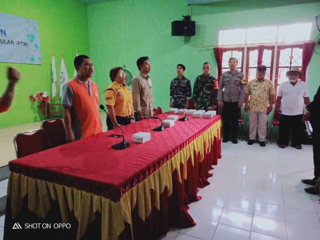 Babinsa Bunyu Barat Hadiri Acara Deteksi Dini Penyakit Tidak Menular untuk Masyarakat Pesisir
