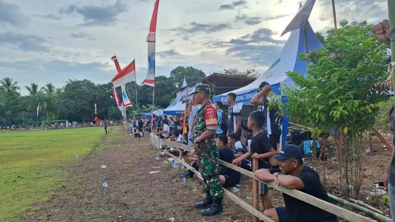 Yakinkan Aman Dan Lancar, Babinsa Koramil 01/Penajam Kawal 0pen Turnamen