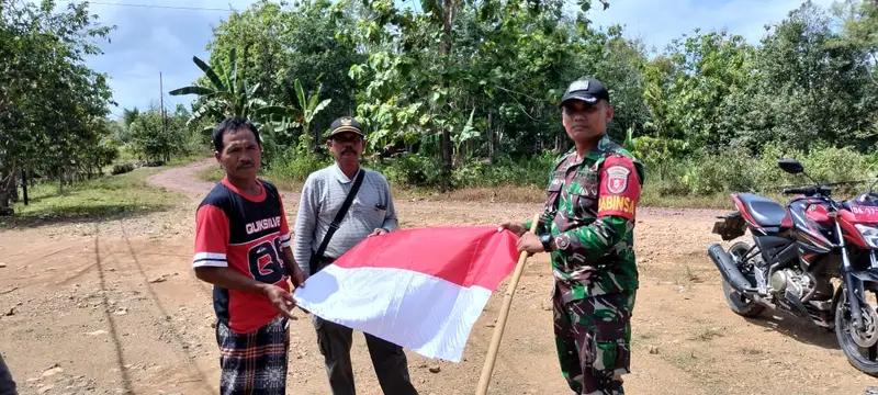 Komsos Babinsa Astambul, Perkuat Nilai Kejuangan dan Cinta Tanah Air