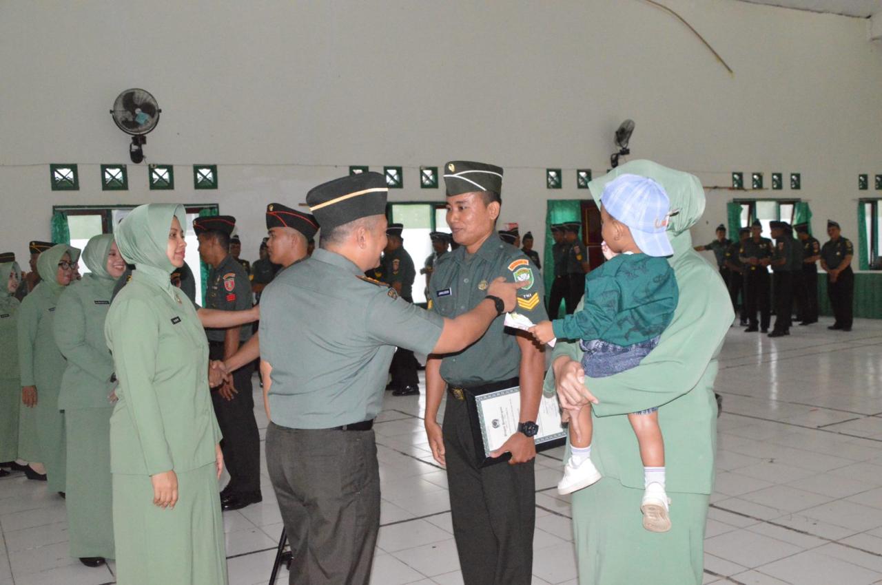 Kodim 0904/Paser Gelar Acara Tradisi Satuan Penerimaan Dan Pelepasan Personel