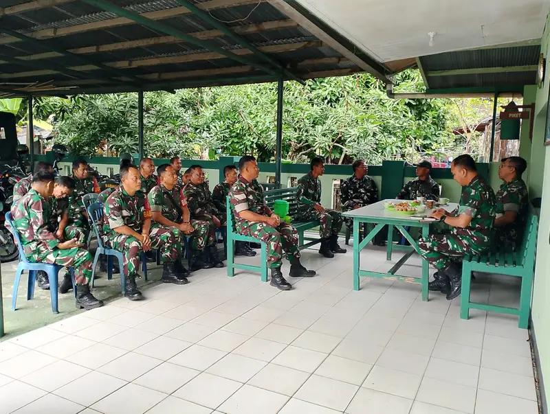 Pesan Danramil 01/Penajam Kepada Anggotanya Saat Berikan Jam Komandan