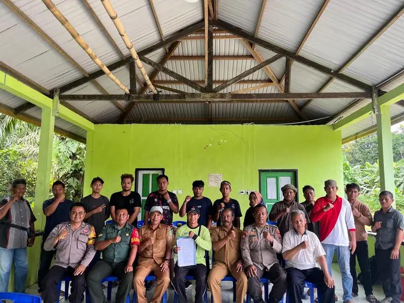 Babinsa Koramil 0908-02/Muara Badak Hadiri Pembentukan Brigade Pangan di Wilayah Binaan