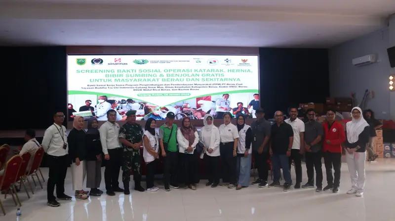 Bentuk Kepedulian Akan Kesehatan Masyarakat, Kodim 0902/Berau Bersama Stackholder Lain Gelar Bakti Sosial