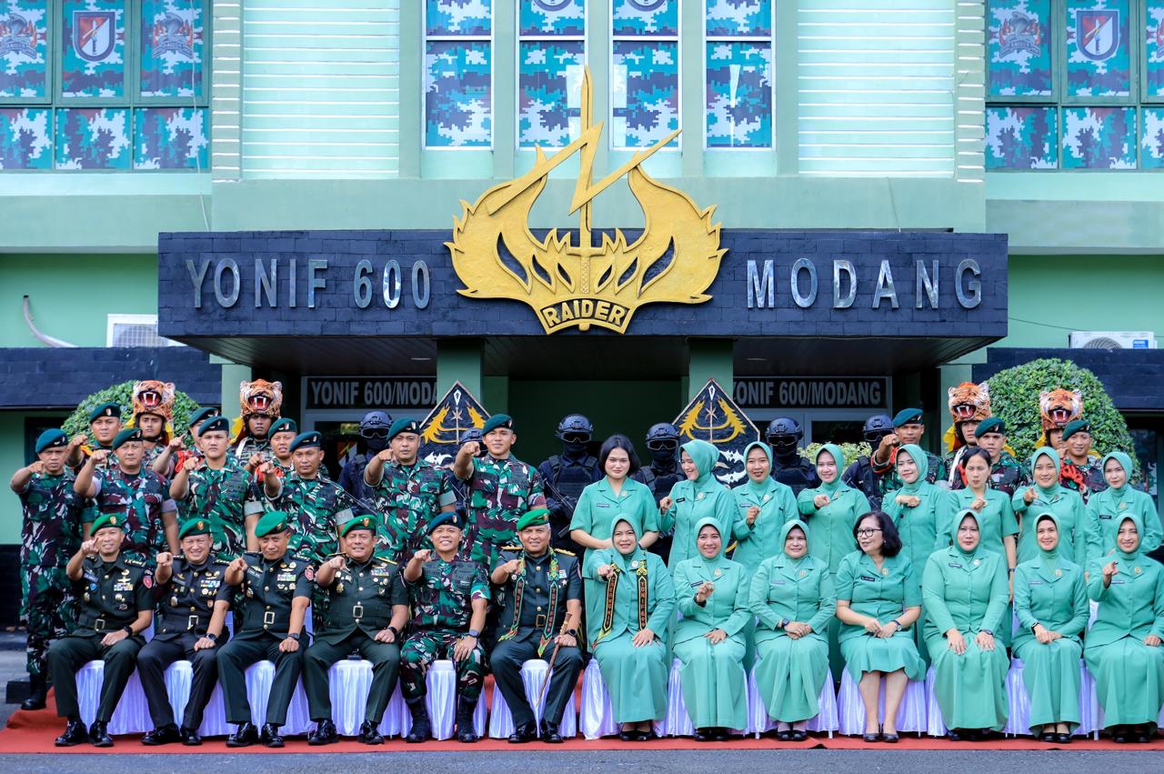 Pangdam VI/Mulawarman Tekankan Kesiapsiagaan dan Profesionalisme Yonif 600/Mdg Balikpapan