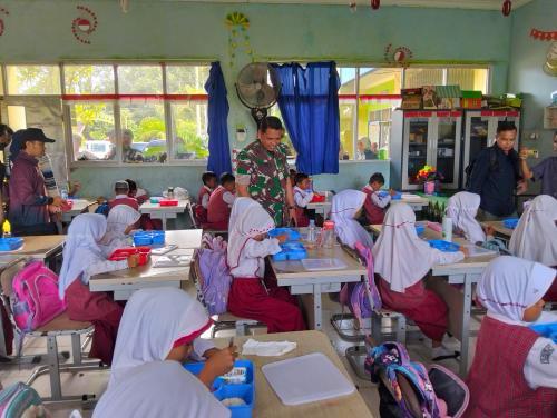 Kodim 0901/Samarinda Laksanakan Pendampingan Distribusi Makan Bergizi Gratis