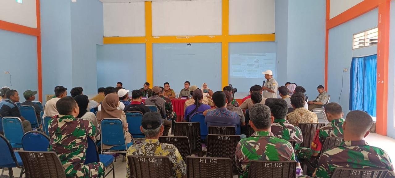 Percepat Optimasi Lahan, Pasi Teritorial Kodim 0906/Kkr Hadiri Pengukuhan Brigade Pangan