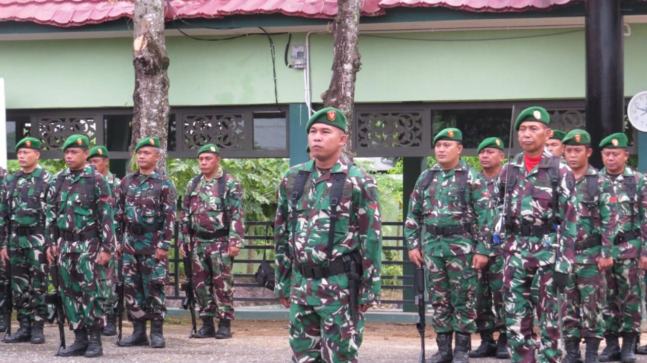 Meningkatkan Soliditas Prajurit, Kodim 1008/Tabalong Laksanakan Upacara Rutin
