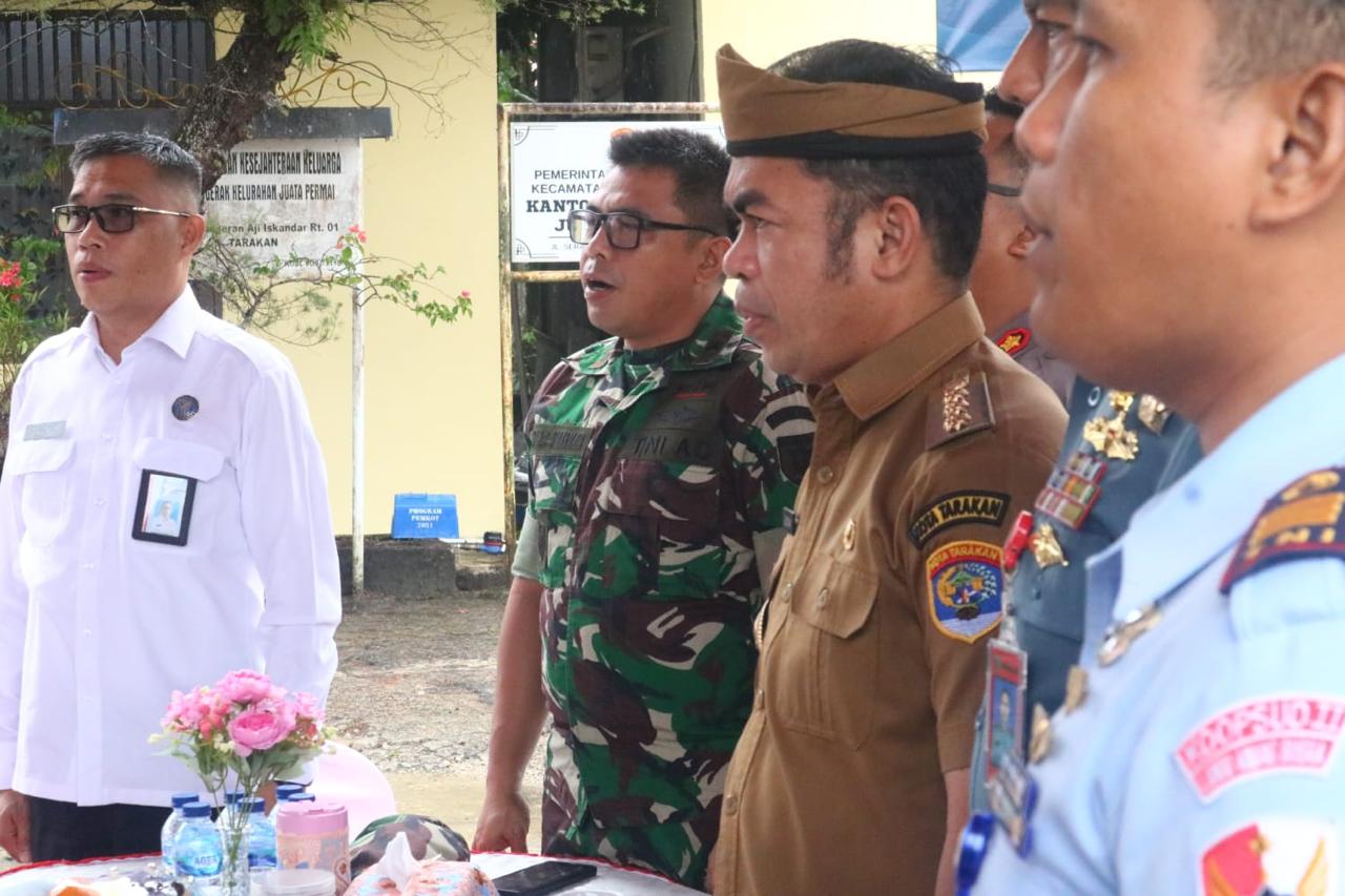 Hadiri Deklarasi.Dandim 0907/Trk Dukung Kampung Bebas Narkoba