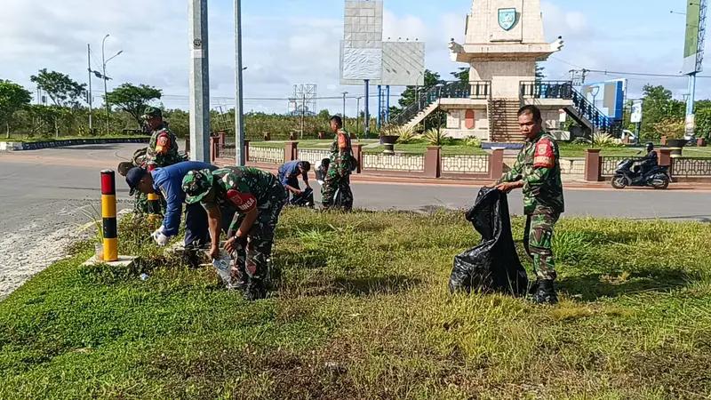 Koramil 08/Gambut Tingkatkan Kesadaran Masyarakat akan Kebersihan