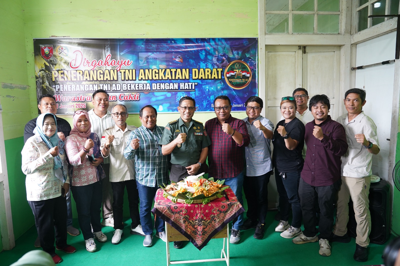 Pendam VI/Mulawarman Gelar Rangkaian Kegiatan Bermakna Peringati HUT Penerangan TNI AD