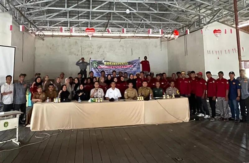 Babinsa Koramil 0908-03/Anggana Hadiri Sosialisasi Penguatan Siskamling dan Penanggulangan Penyalahgunaan Narkoba