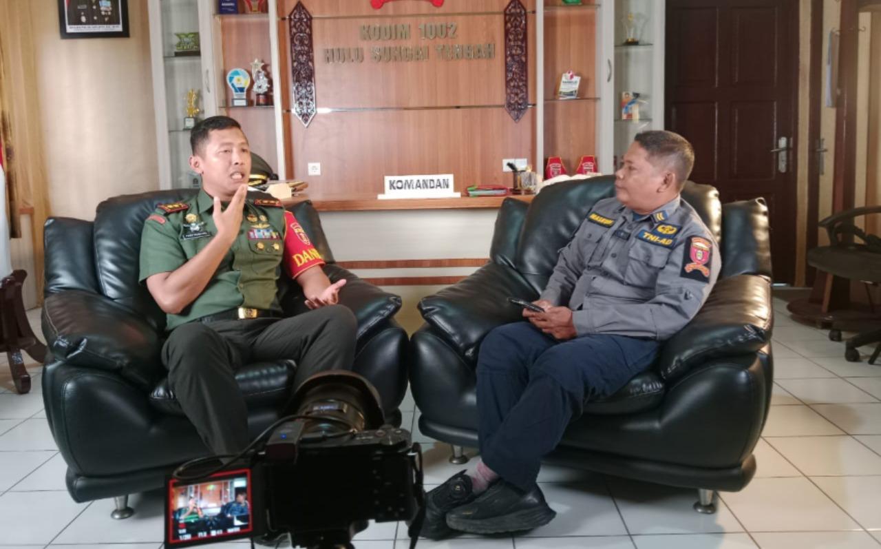 Kodim 1002/HST Kampanye Rekrutmen TNI-AD Melalui Podcast