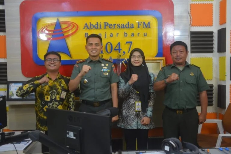 Dandim 1006/Banjar Gelar Bincang Santai dengan Radio Abdi Persada, Rekrutmen TNI Menjadi Pembahasan