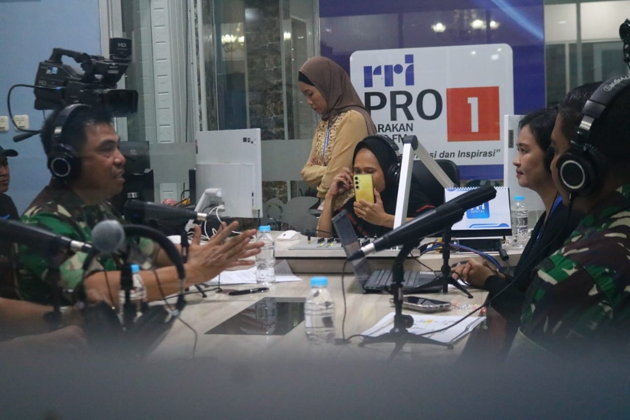 Lewat Podcast Dandim 0907/Tarakan Sosialisasikan Rekurtmen TNI Angkatan Darat