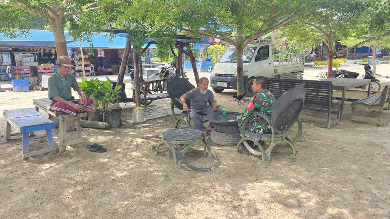 Babinsa Koramil 0908-02/Muara Badak Laksanakan Komsos Dengan Warga Binaan