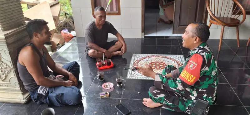 Babinsa Koramil 0908-03/Anggana Laksanakan Komsos Dengan Warga Binaan