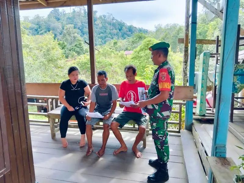 Babinsa Koramil 06/Kelay: Tak Kenal Lelah Sosialisasikan Rekrutmen Calon Tamtama TA 2025