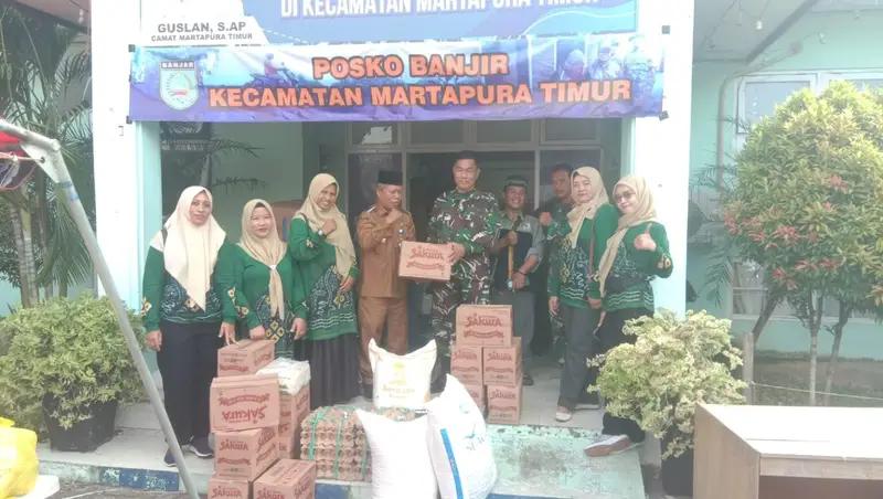 Koramil Martapura Lakukan Aksi Sosial, Bantuan Diserahkan