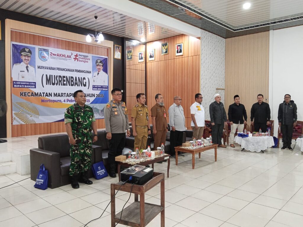 Koramil 1006-06/Mtp Kota Dukung Musrenbang Bangun Infakstruktur Pembangunan dan Pendidikan, Serta Kesehatan Martapura