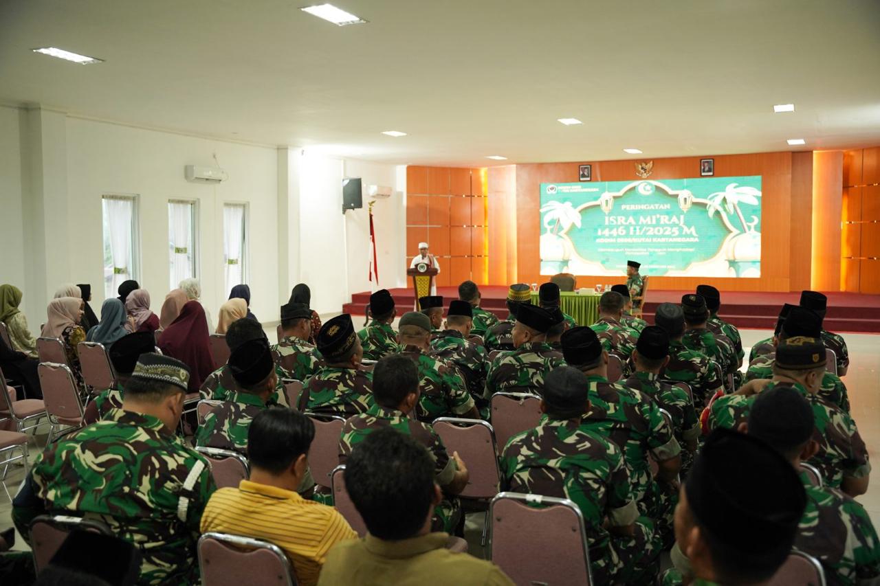 Kodim 0906/Kkr Gelar Peringatan Isra Mi’raj, Tanamkan Nilai-Nilai Keimanan