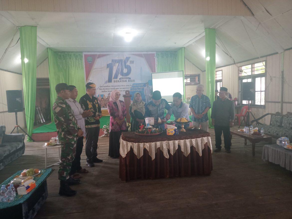 Serda Edi Riyanto Hadiri Peringatan HUT ke-176 Desa Sekatak Buji