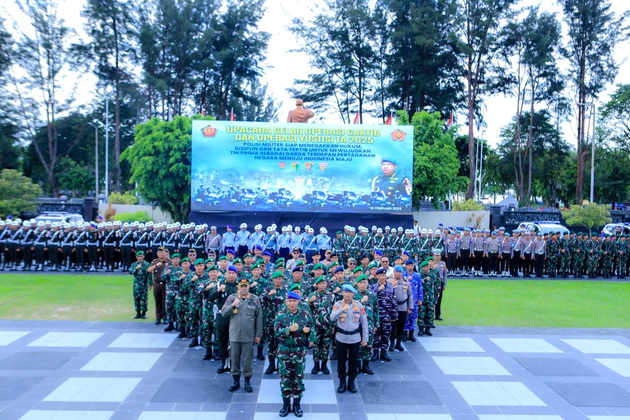 Kodam VI/Mulawarman Gelar Operasi Penegakan Ketertiban dan Yustisi Polisi Militer TA. 2025