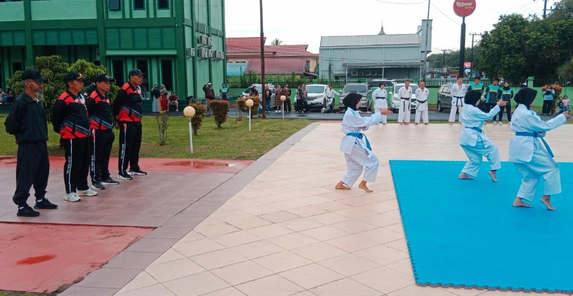 Inkanas Ranting Kodim 0906/Kutai Kartanegara Gelar Ujian Kenaikan Sabuk