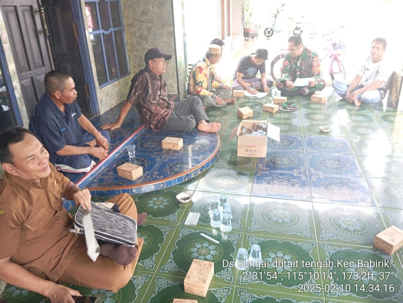 Babinsa Berperan Aktif dalam Meningkatkan Ketahanan Pangan di Hulu Sungai Utara