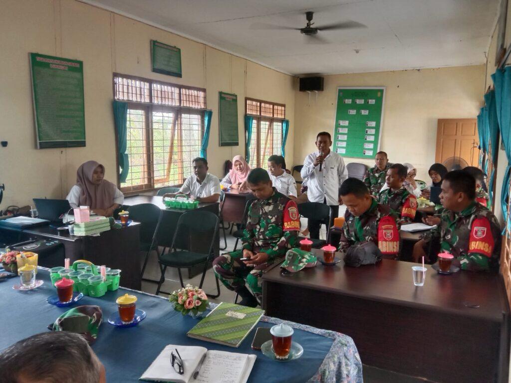Dukung Rakor Asta Cita Pemerintah Persiapan Optimalisasi Lahan Pertanian  Turut Dihadiri Danpos Koramil Martapura