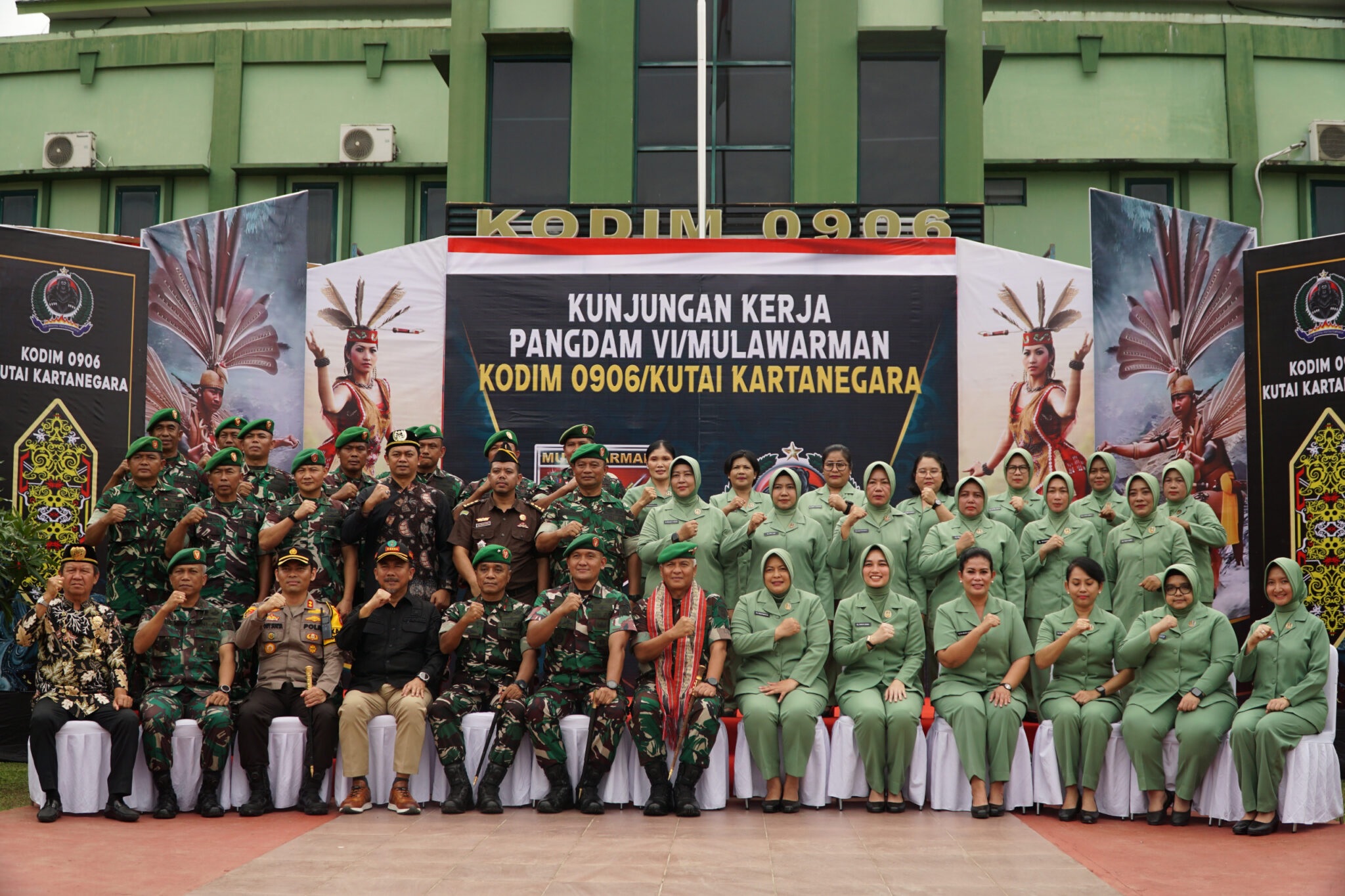 Kunjungan Kerja ke Kodim 0906/Kkr, Pangdam VI/Mlw Sampaikan Pesan: Jadilah Prajurit Teritorial Yang di Cintai Rakyat