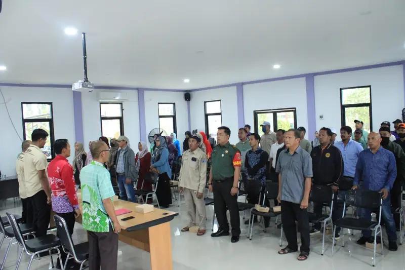 Babinsa Kelurahan Tanjung Laut indah Hadiri Sosialisasi Pencegahan Korupsi Di Wilayah Binaan