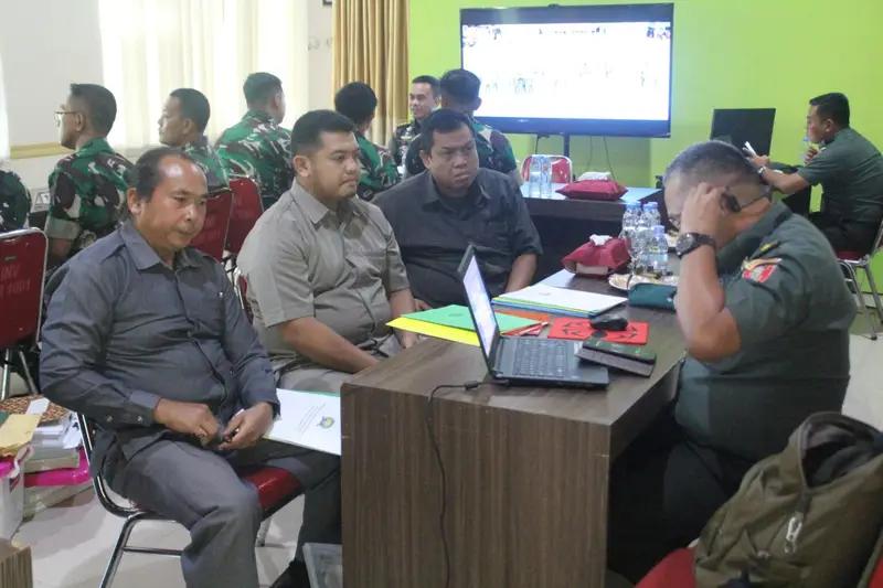 Kodim 1001/HSU-BLG Terima Kunjungan Tim Wasrik Audit Itdam VI/Mulawarman