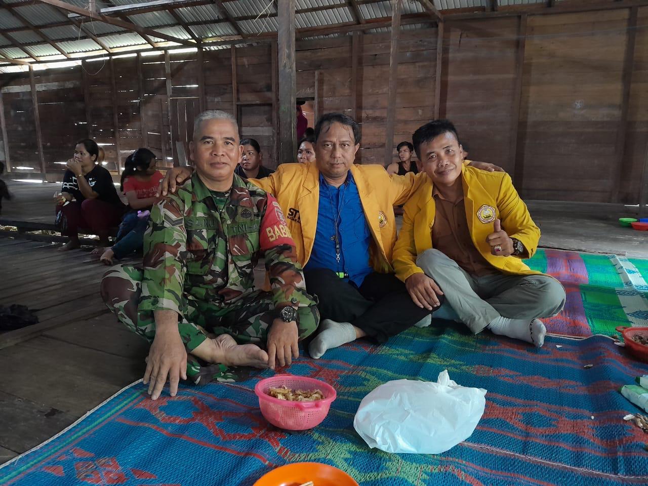 Sertu Sanu Babinsa Koramil 07/Batu Benawa Hadiri Pengabdian Kampus STIHSA Banjarmasin