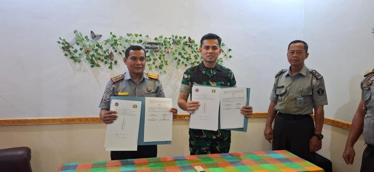 Tumbuhkan Kesadaran Bela Negara, Kerjasama Terjalin Antara LPKA Kelas I Martapura dengan Kodim Banjar
