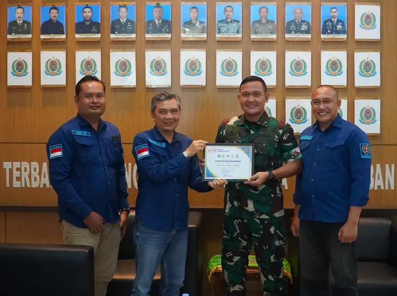 Jalin Silaturahmi, PWI Kukar Sambangi Kodim 0906/Kkr