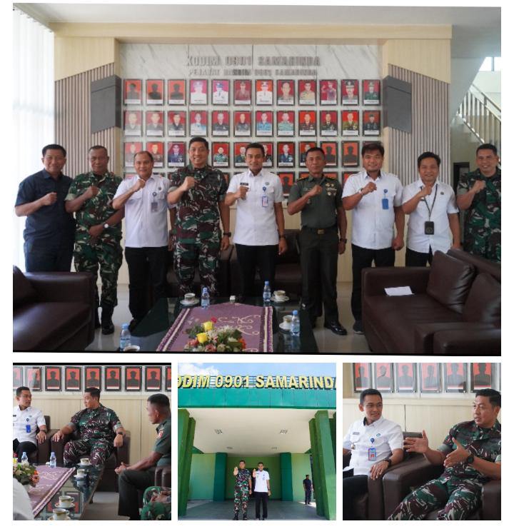 Sambut Silaturahmi Kepala BNN Kota Samarinda, Dandim Ungkapkan Siap Bersinergi