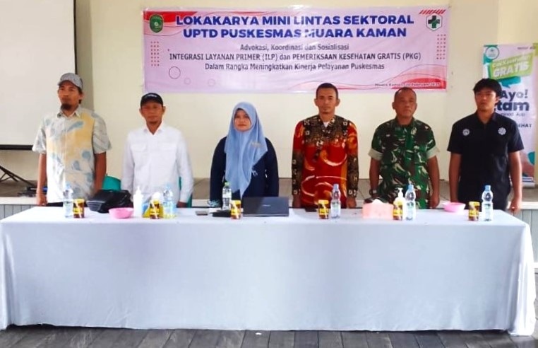Tingkatkan Kerjasama Lintas Sektoral, Peltu Lalu Ubaidillah Hadiri Lokakarya Mini Puskesmas Muara Kaman